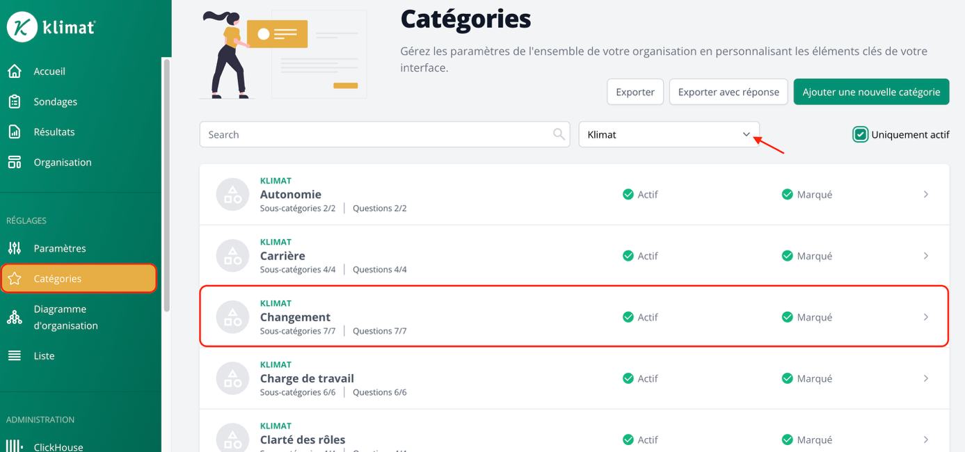 Bibliothèque catégories