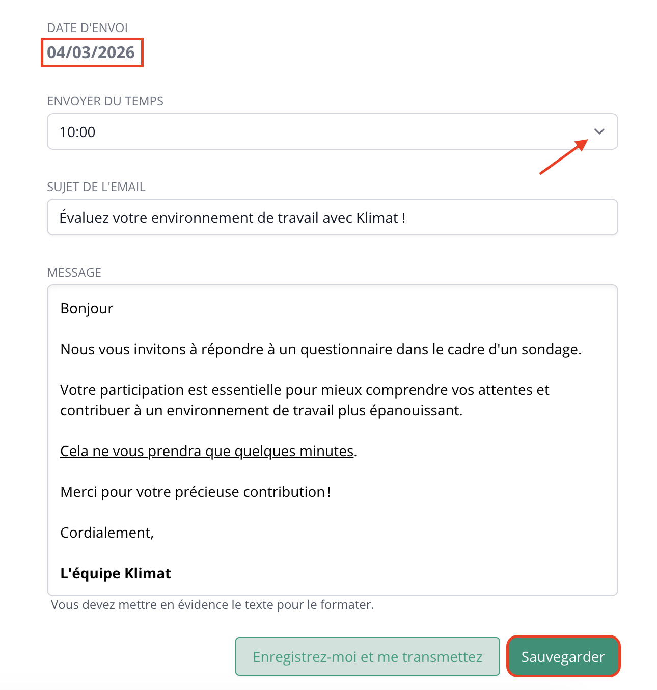 Enregistrer et vérifier (07)