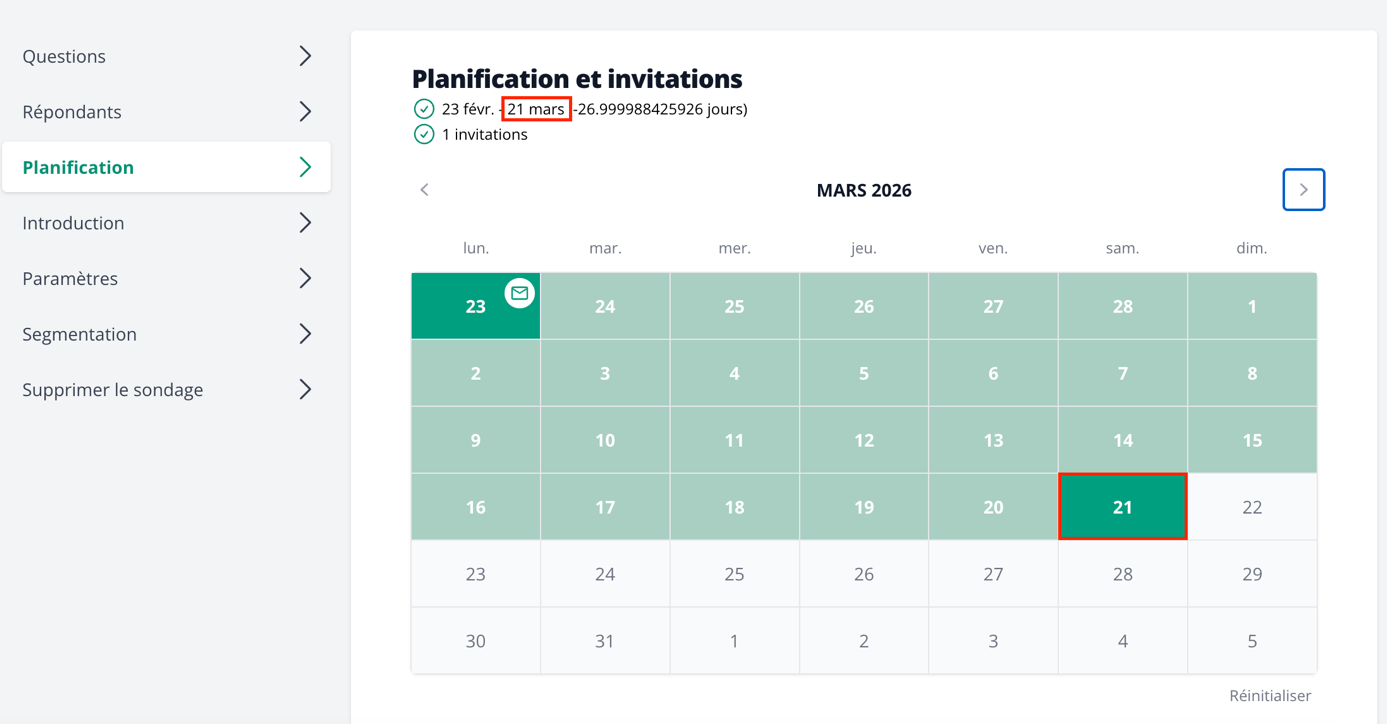 Enregistrer et vérifier (22)