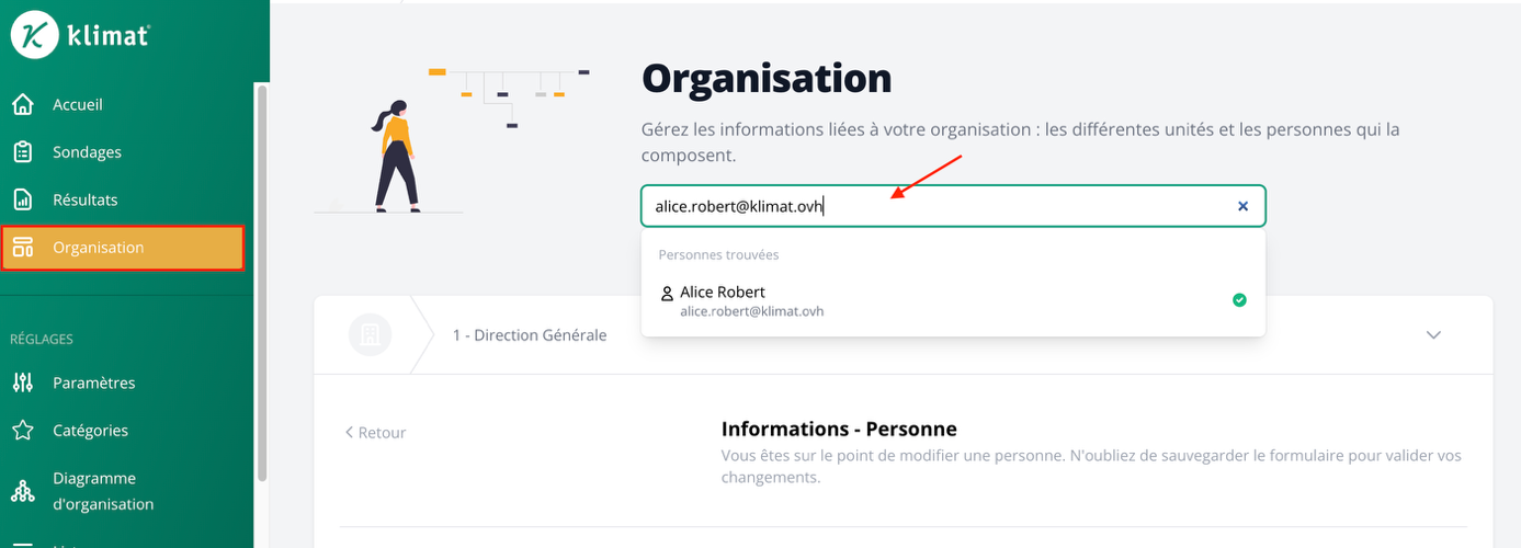 Recherche gestionnaire