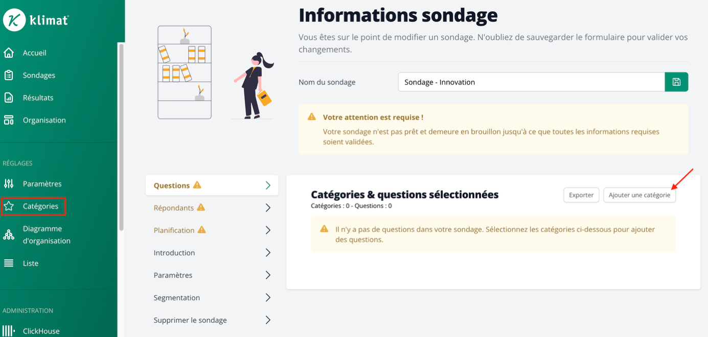 Sondage en brouillon